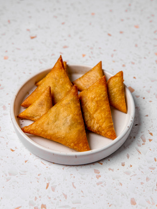 Potato Samoussas - A classic favorite with fresh herbs