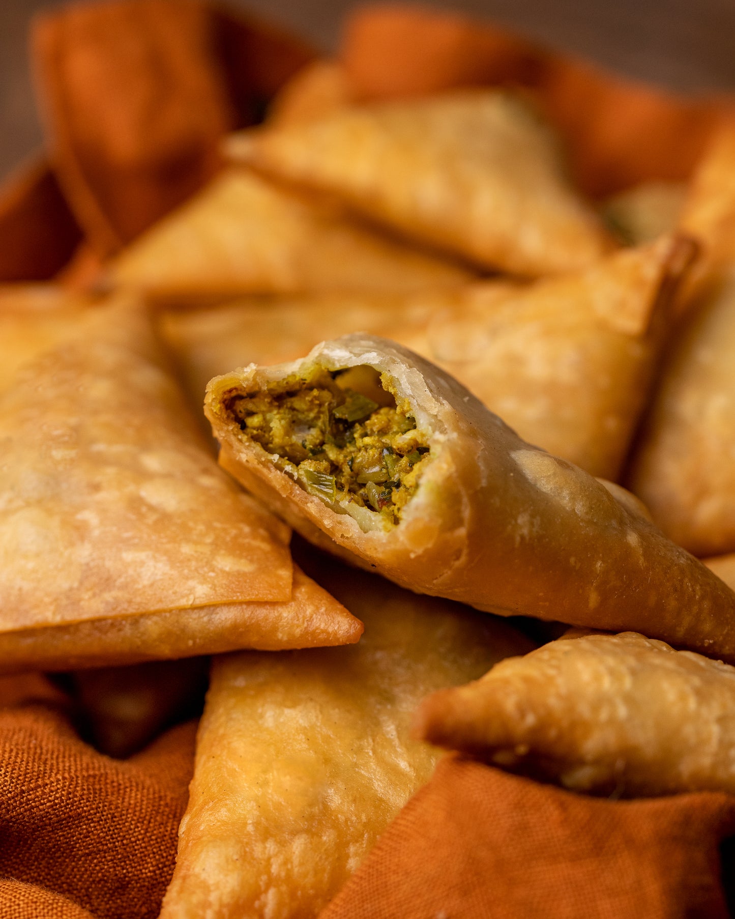 Chicken Samoussas - Spiced, tender, and juicy