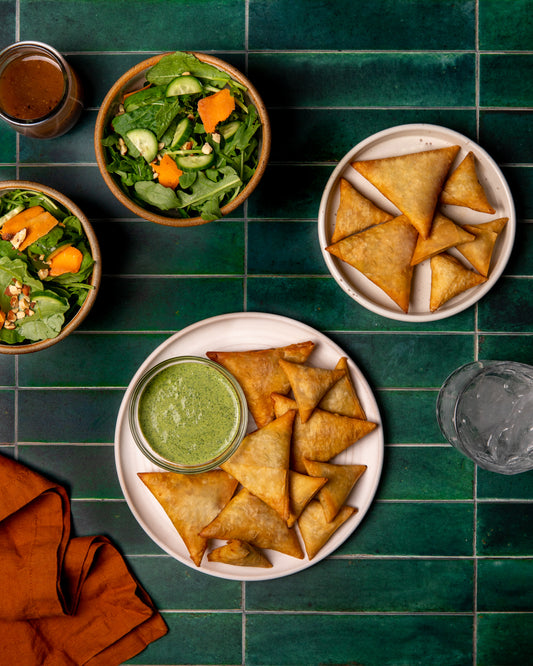 Tuna Samoussas - Zesty and rich, with a hint of heat