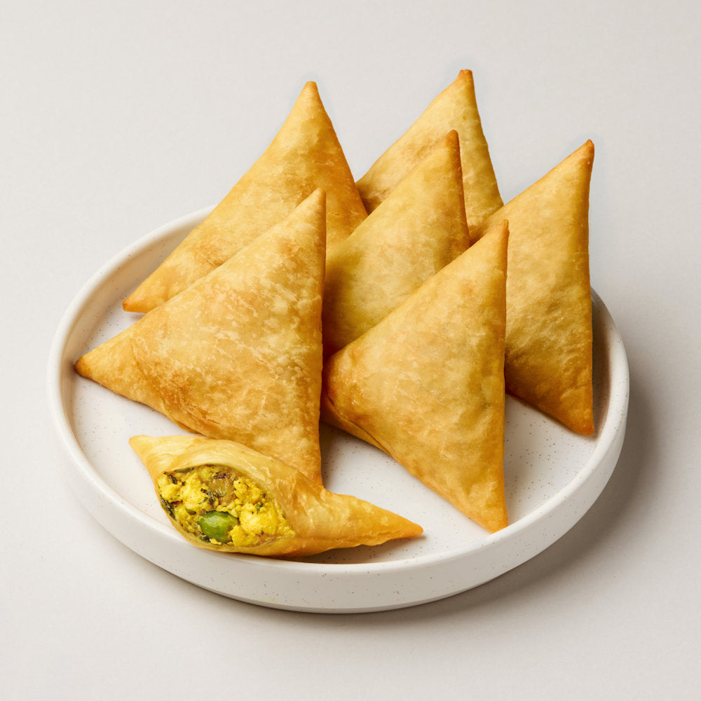 Paneer Samosas - Creamy, Savory & Gently Spiced